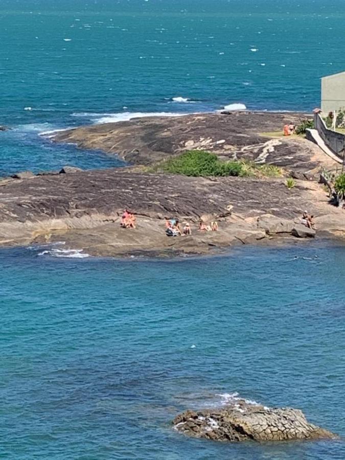 Apartamento Pe Na Areia E Aguas Tranquilas No Centro De Guarapari Exterior photo